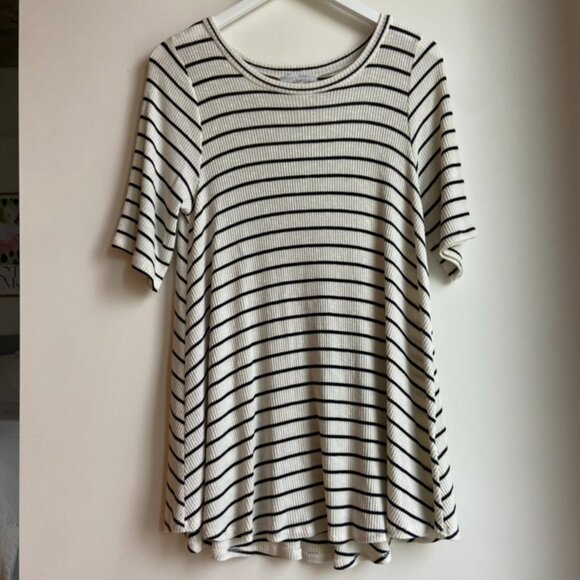 Striped Jersey Dress - Picture 1 of 6